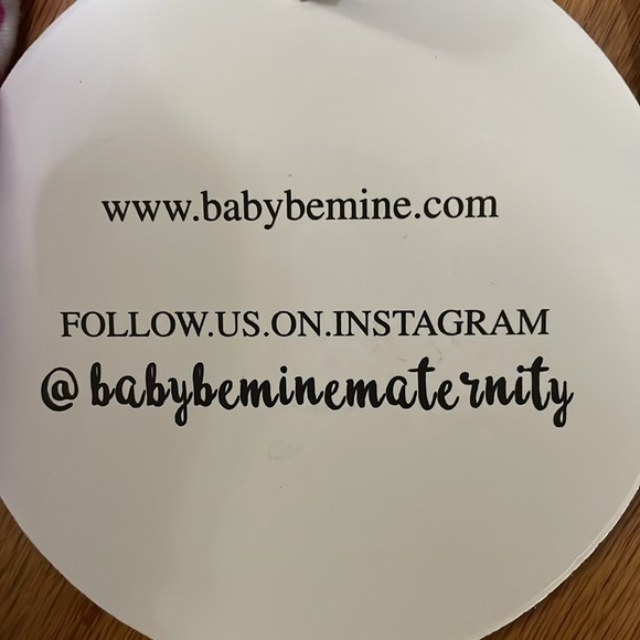 Maternity Robe NWT 2 Pockets Sewn Belt 95% Cotton 5% Spandex Size Large/XL - Picture 2 of 15